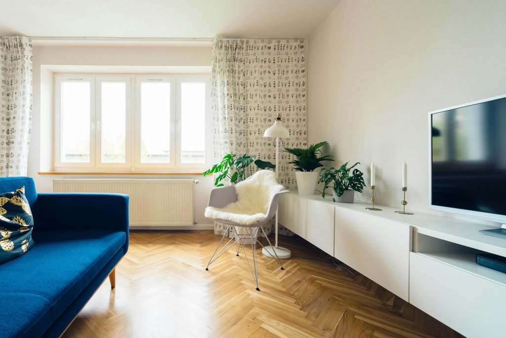 Family-friendly living space that still feels professional