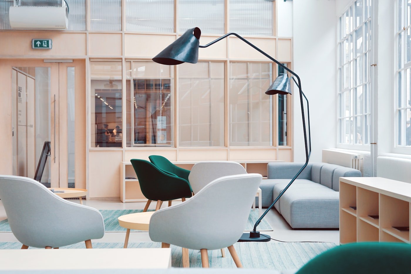 Furnished corporate apartment with workspace
