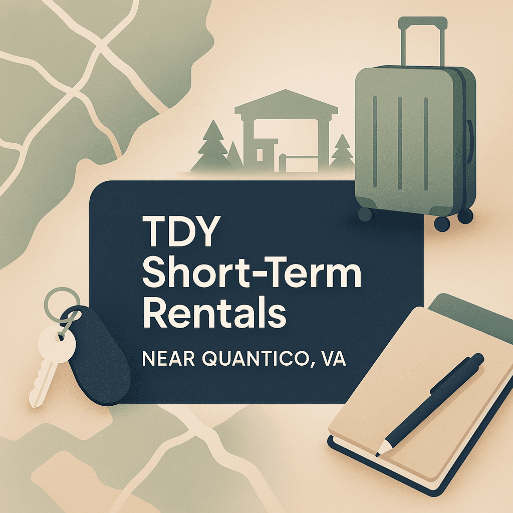 tdy short term rentals near quantico va