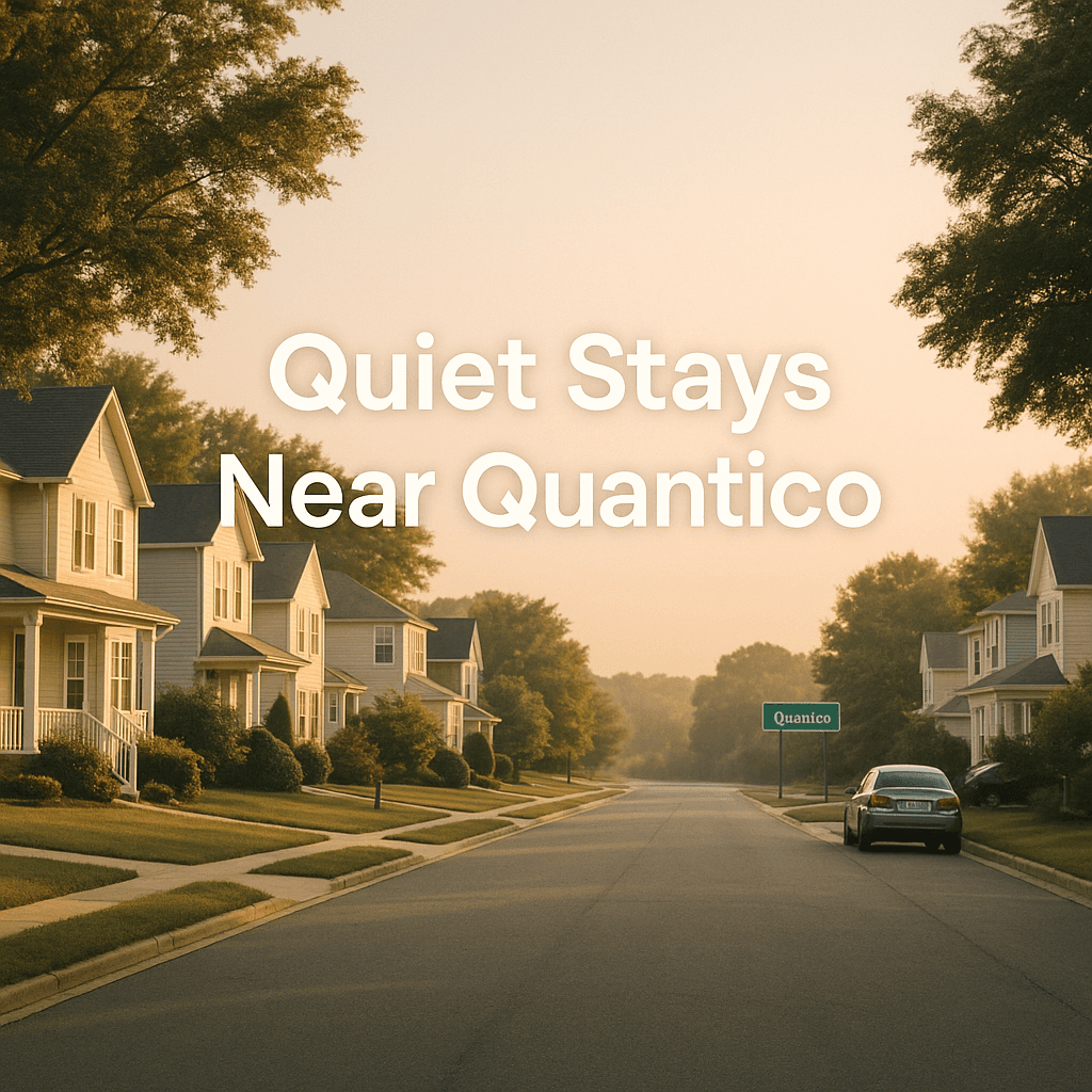 Quiet Residential Short Term Rentals Near Quantico