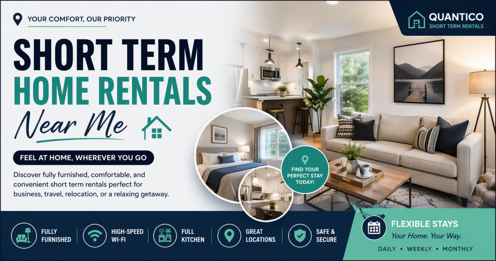 Affordable Short Term Home Rentals Near Me – Book Your Stay Now