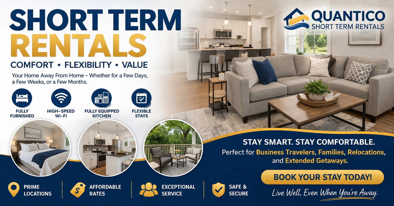 Quantico Short Term Rentals