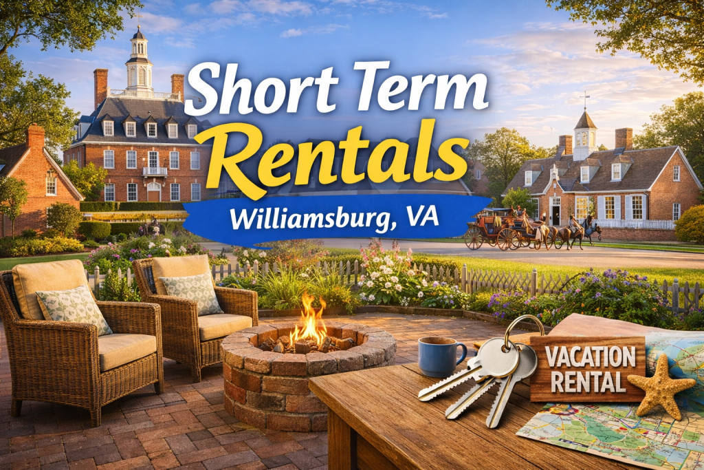 short term rentals williamsburg va
